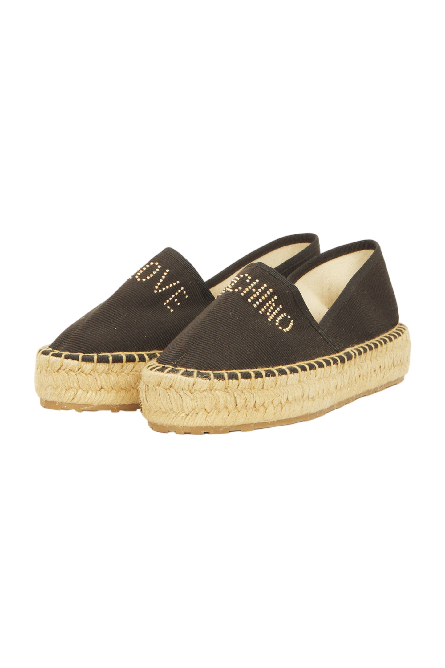 Love Moschino Slipper Size 37 Schwarz