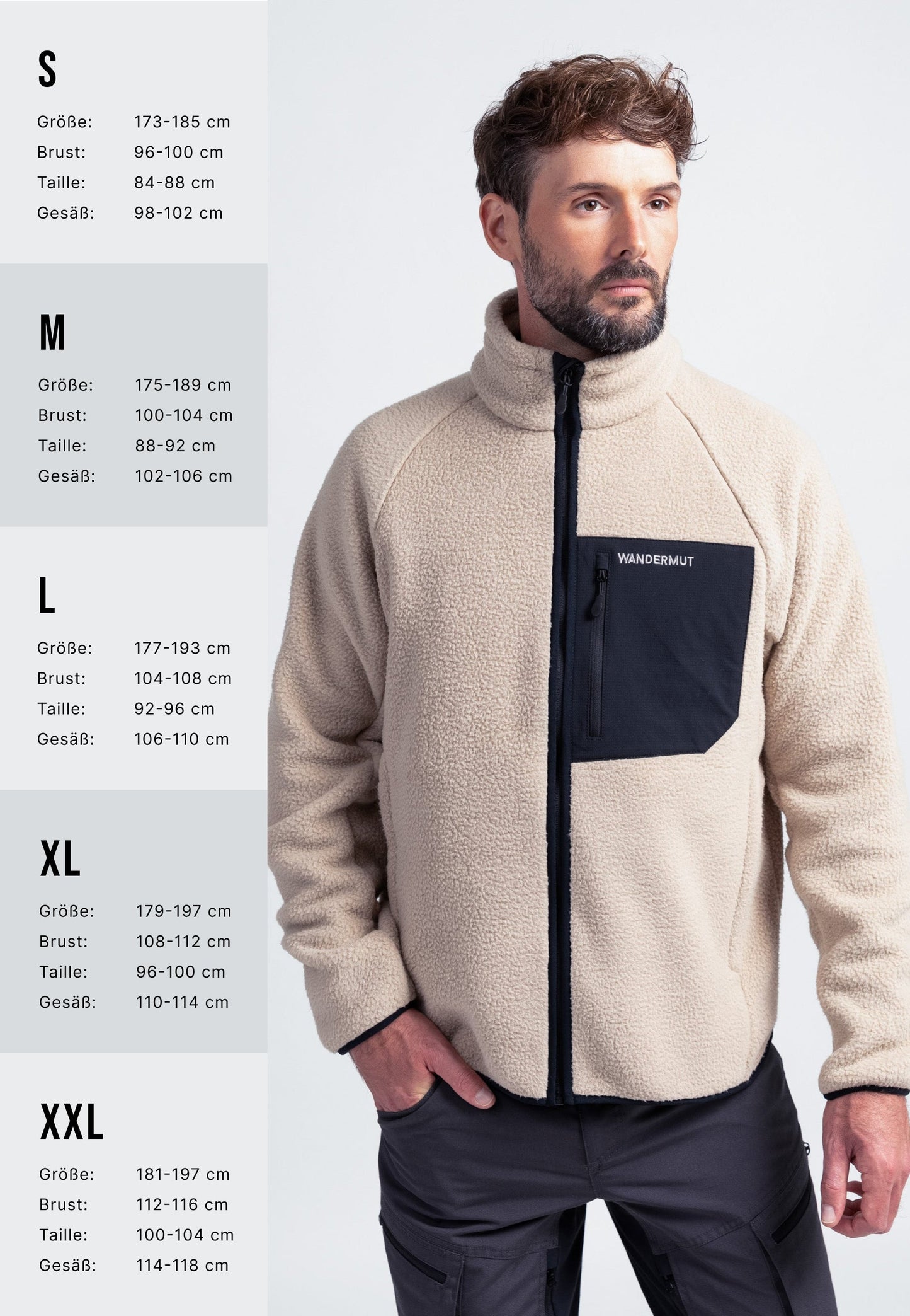 Fleecejacke für Herren