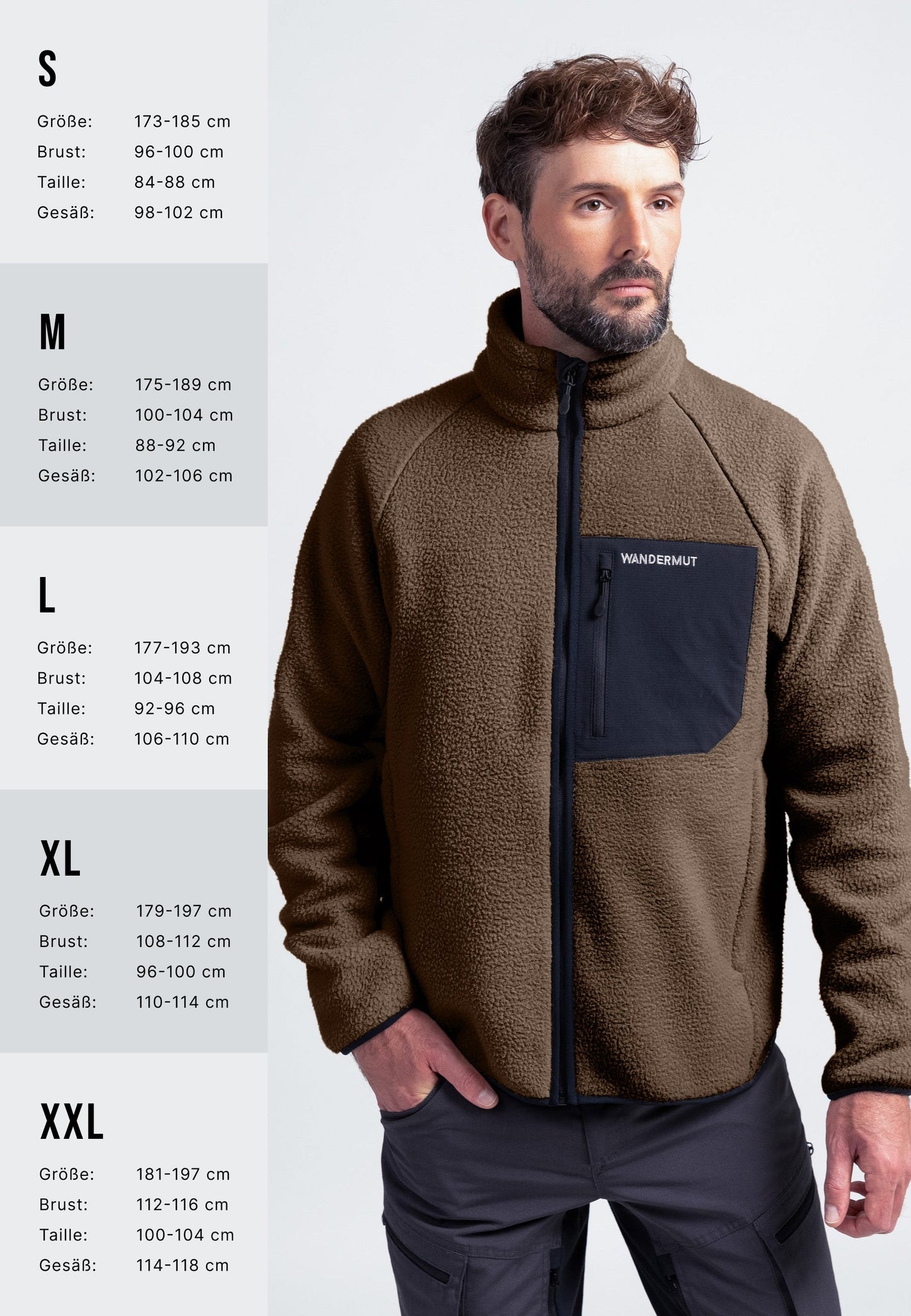 Fleecejacke für Herren