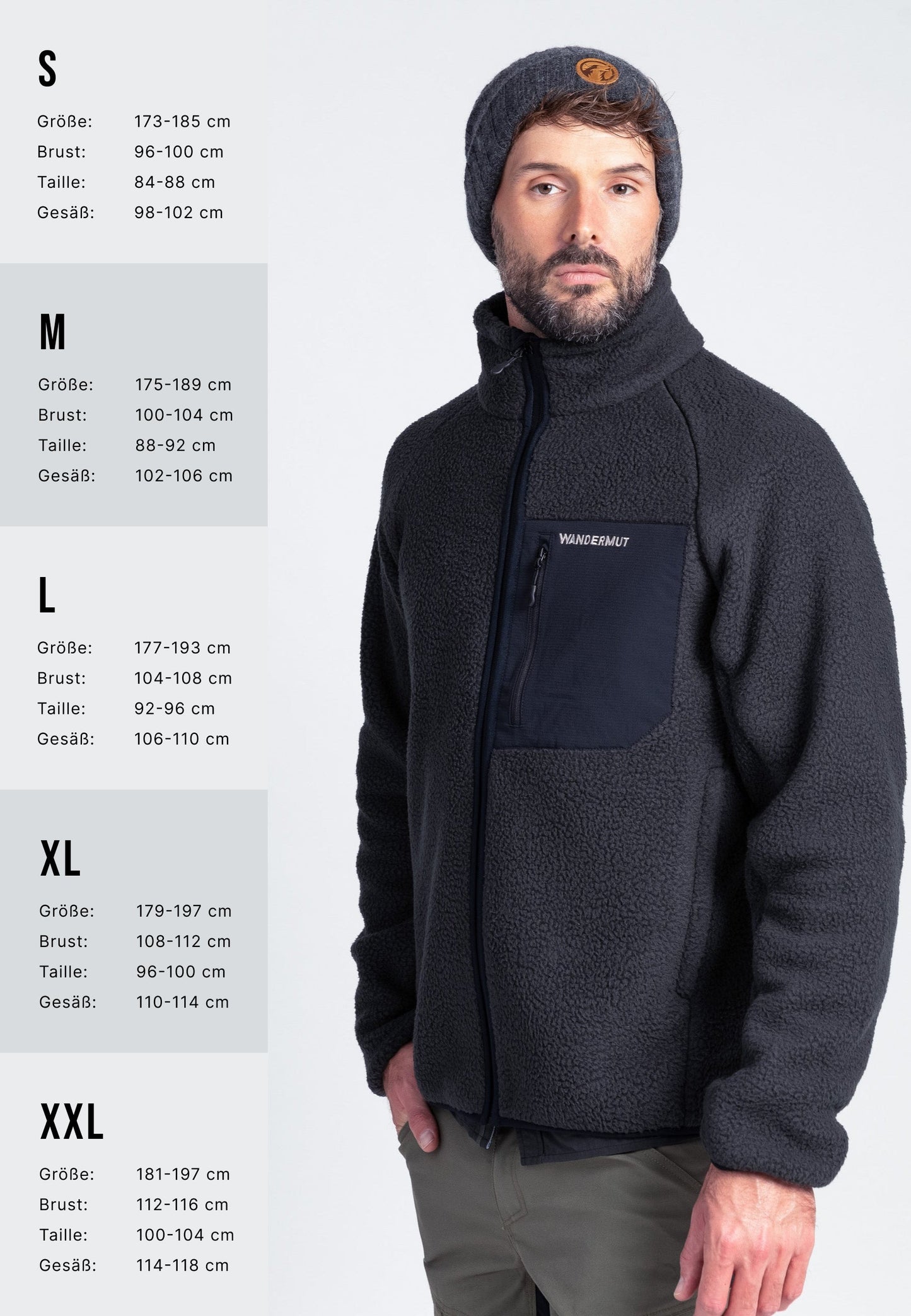 Fleecejacke für Herren