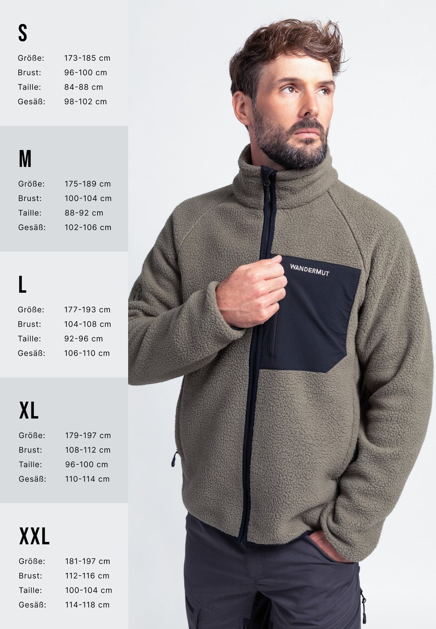 Fleecejacke für Herren