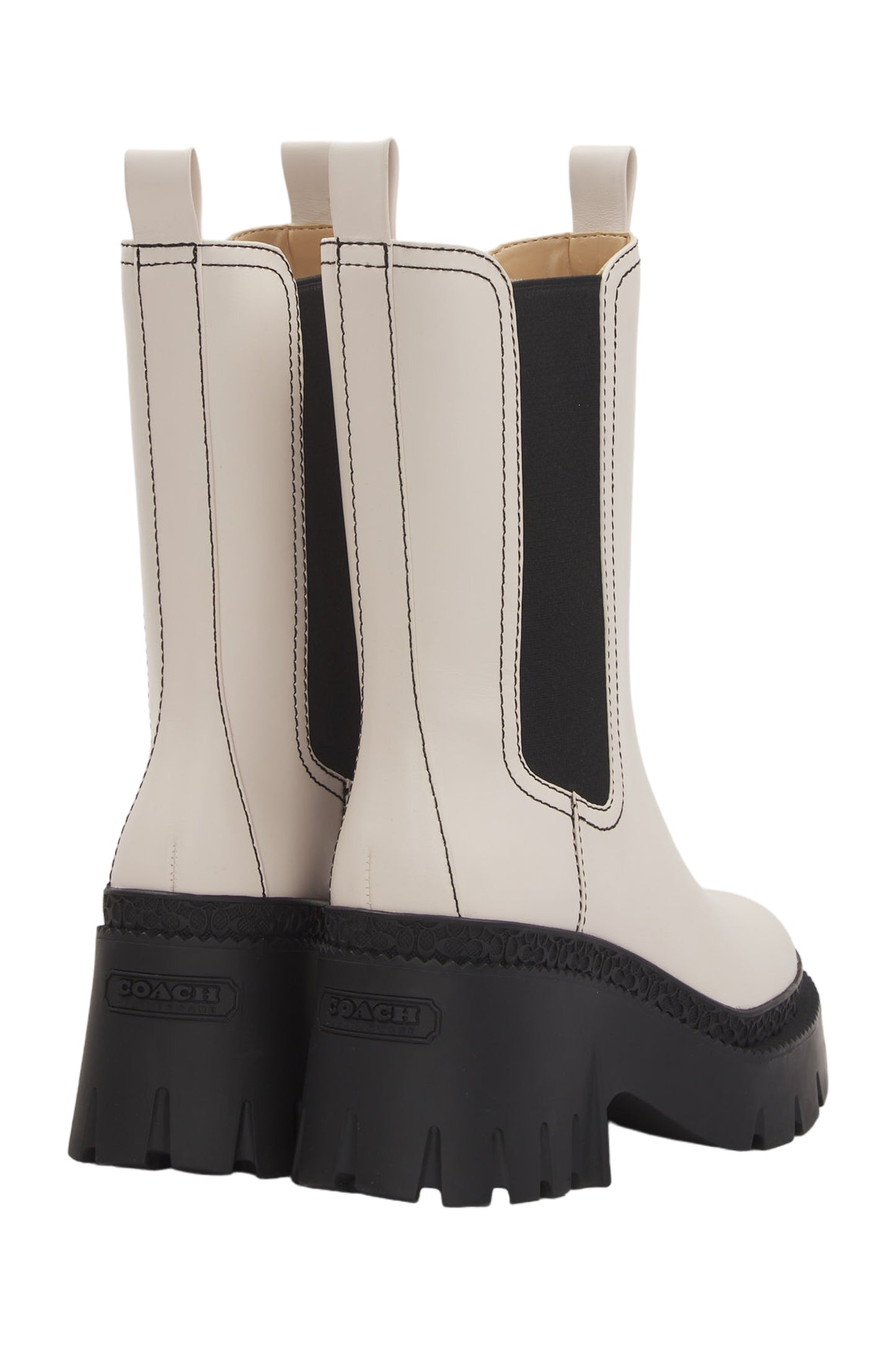 Coach Alexa Heeled Boot Stiefel Size 37 Beige