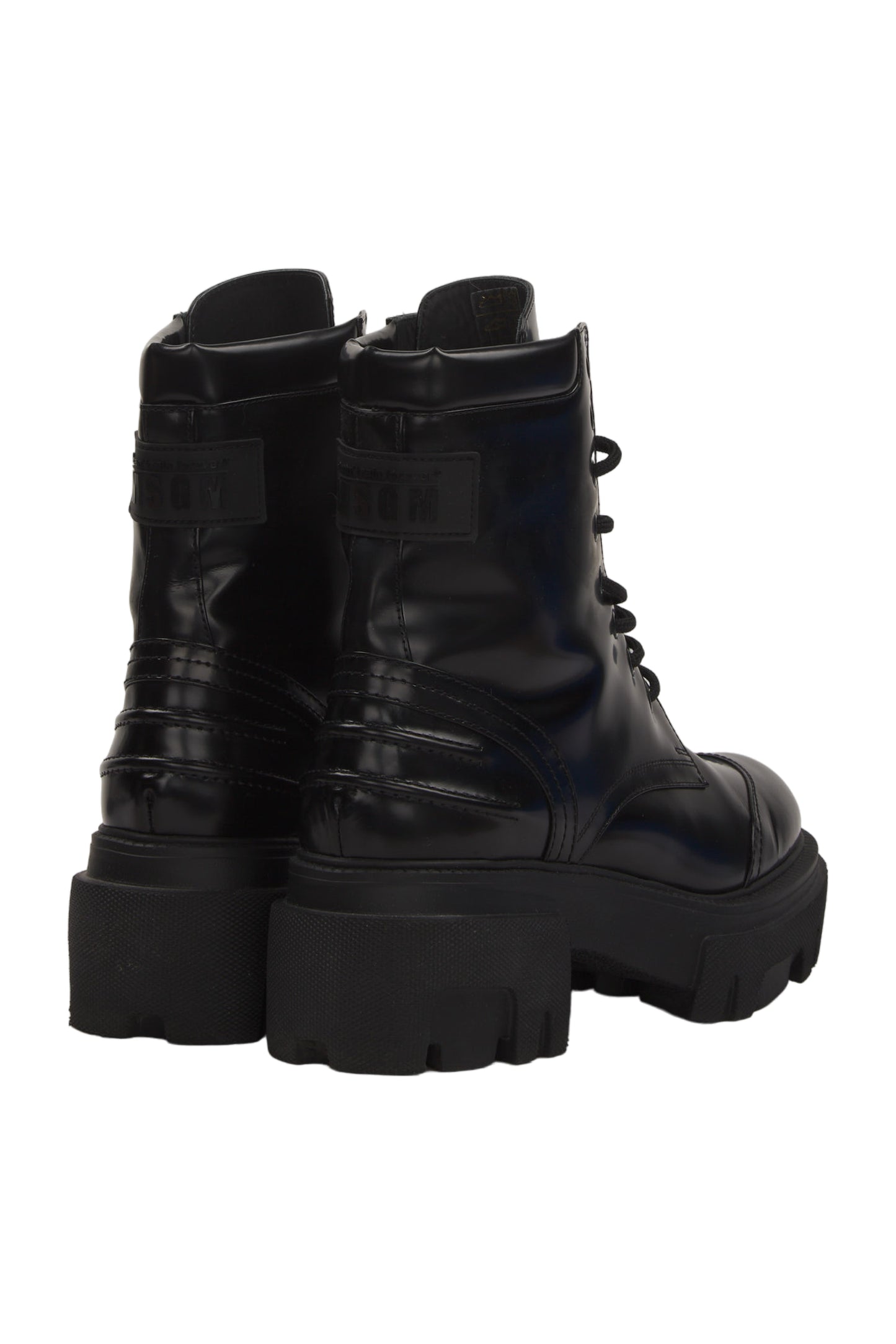 Msgm Schnürstiefeletten Size 40 Schwarz