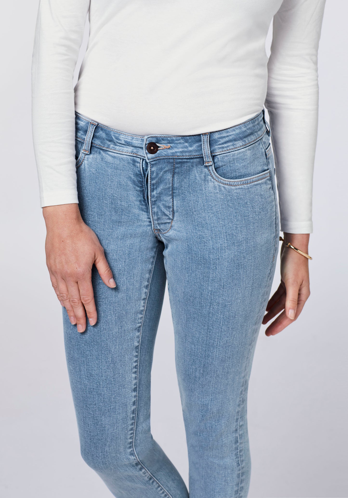Detto Fatto Woman Medium Waist Skinny Women, Jeans, Slim Fit