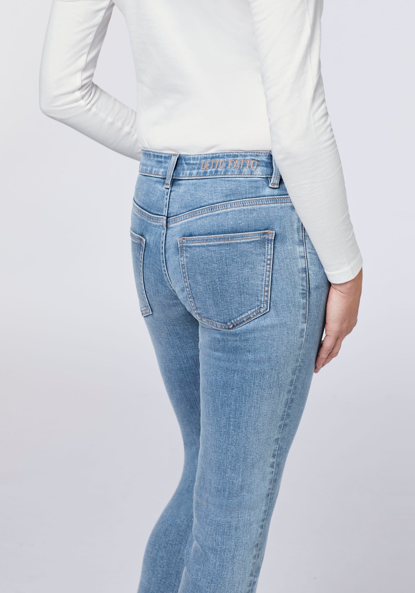 Detto Fatto Woman Medium Waist Skinny Women, Jeans, Slim Fit
