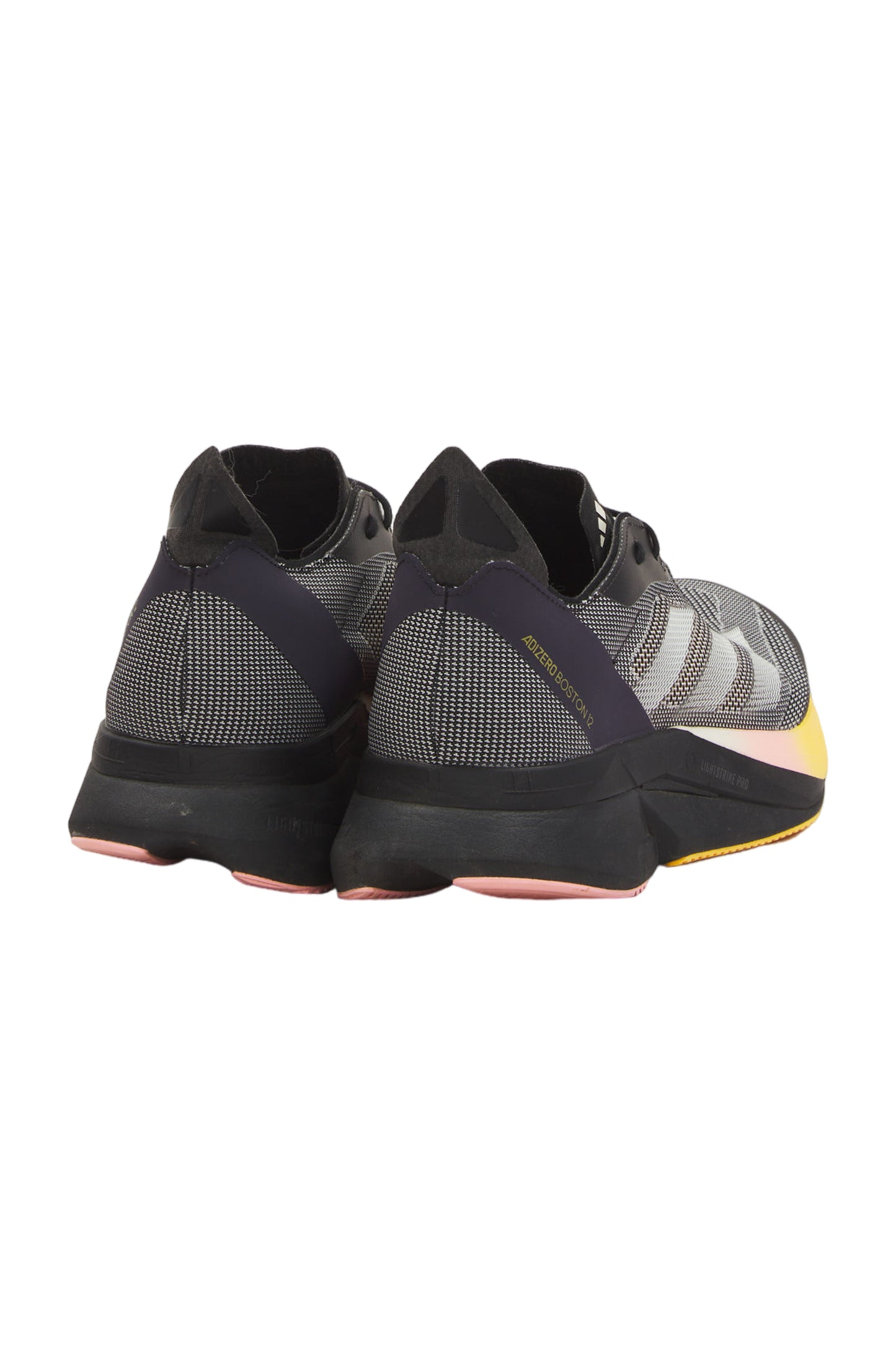 Adidas Adizero Boston 12 Herren Laufschuhe - Core Black/Zero Metallic/Spark