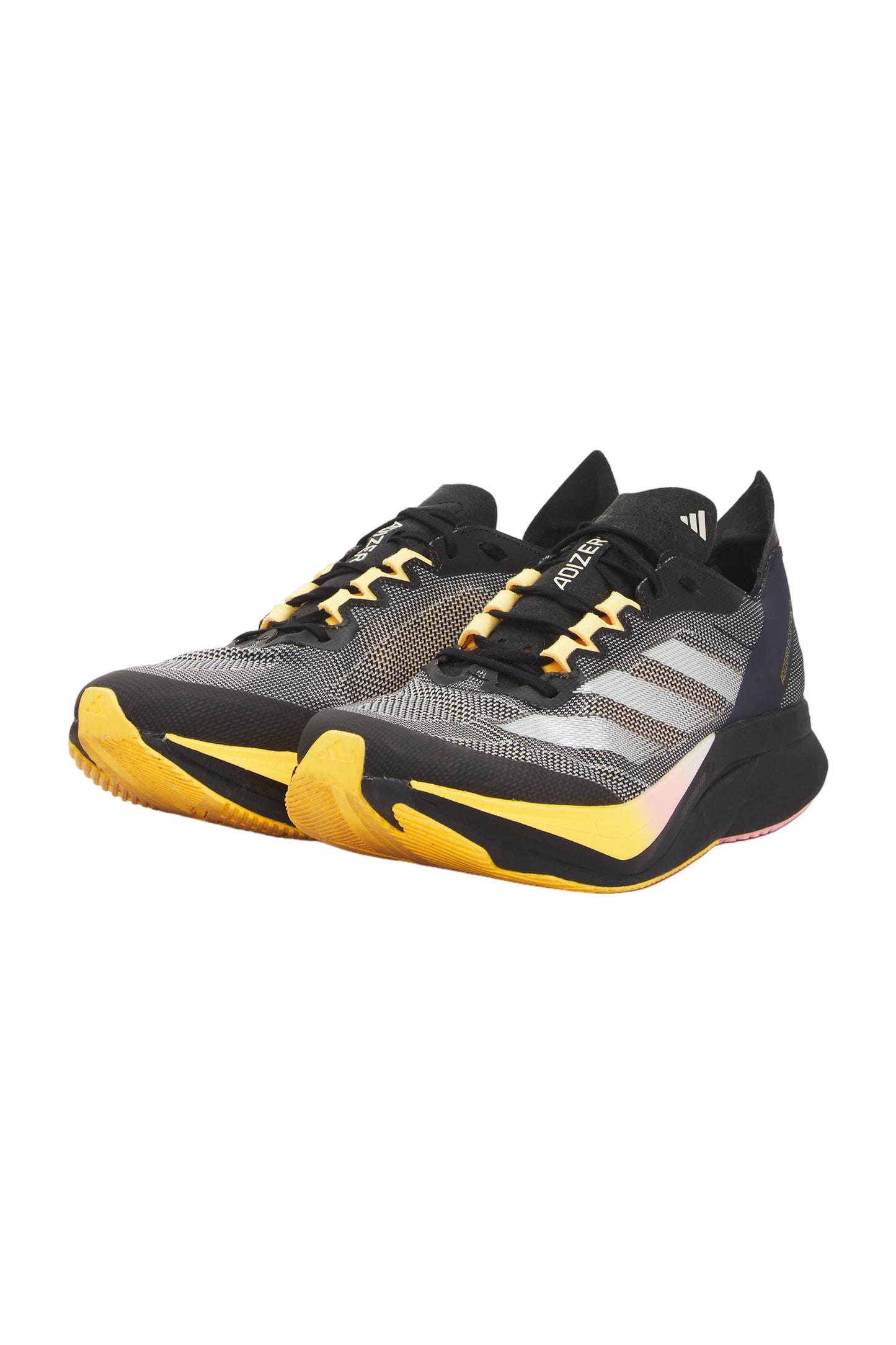 Adidas Adizero Boston 12 Herren Laufschuhe - Core Black/Zero Metallic/Spark