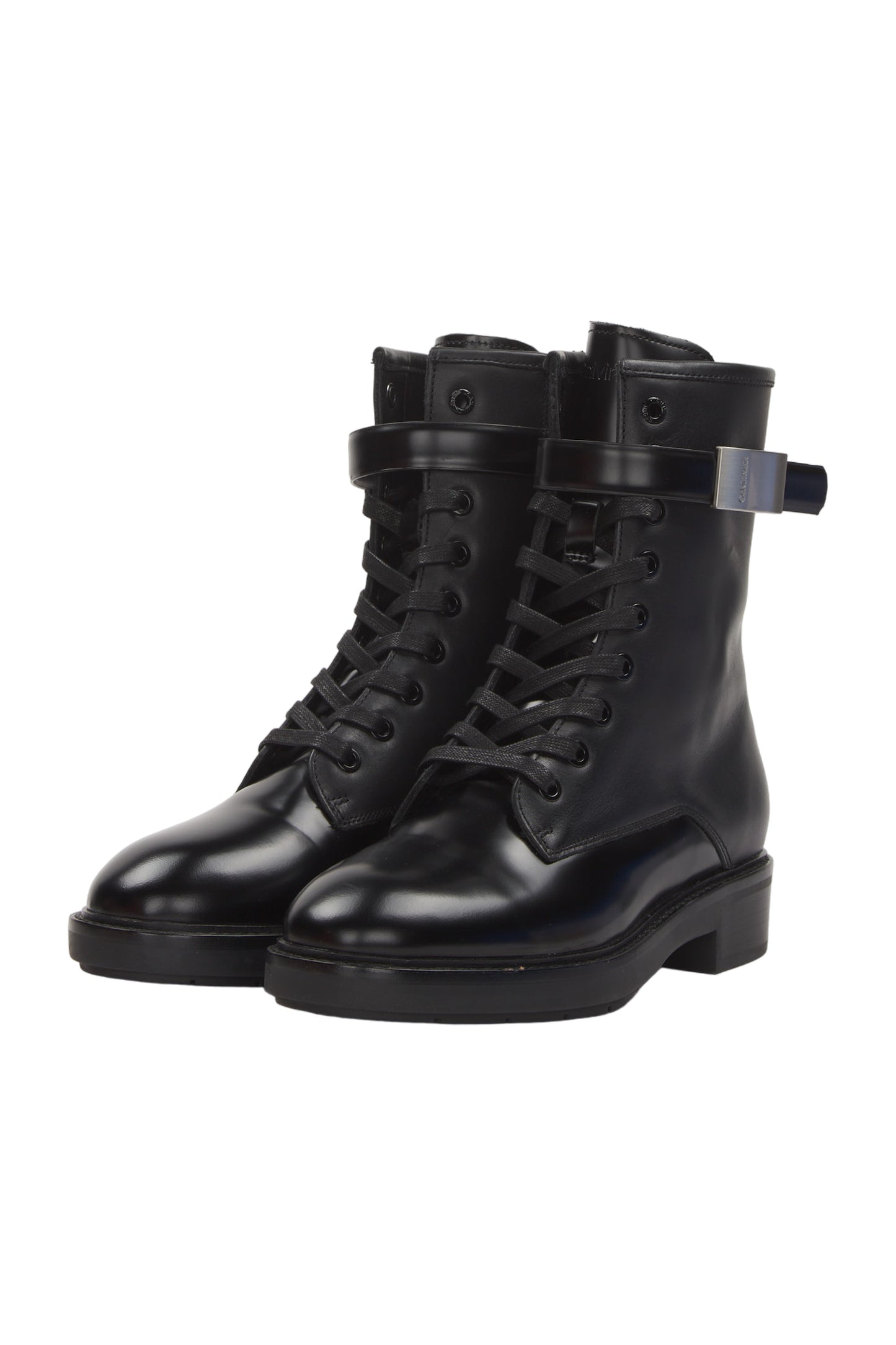 Calvin Klein Schnürstiefeletten Size 38 Schwarz