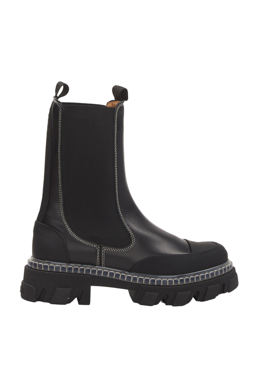 Ganni Ankle Boots Size 39 Schwarz 