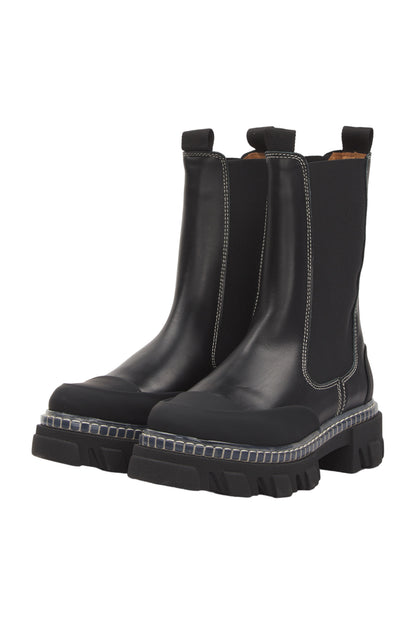 Ganni Ankle Boots Size 39 Schwarz 