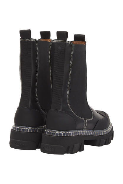 Ganni Ankle Boots Size 39 Schwarz 