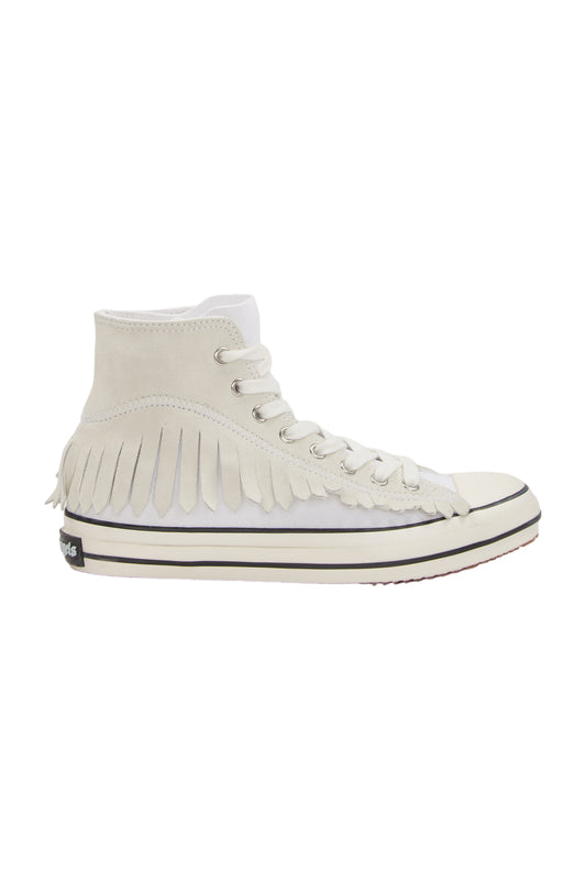 Palm Angels Fringe Sneakers Size 38 Weiß 