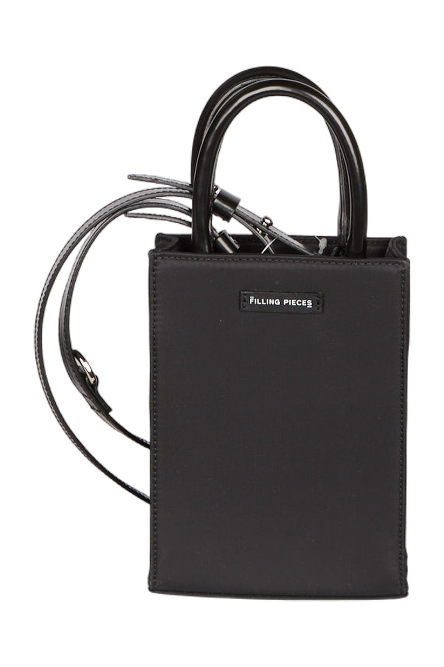 Filling Pieces Tote Bag Small Handtasche Schwarz