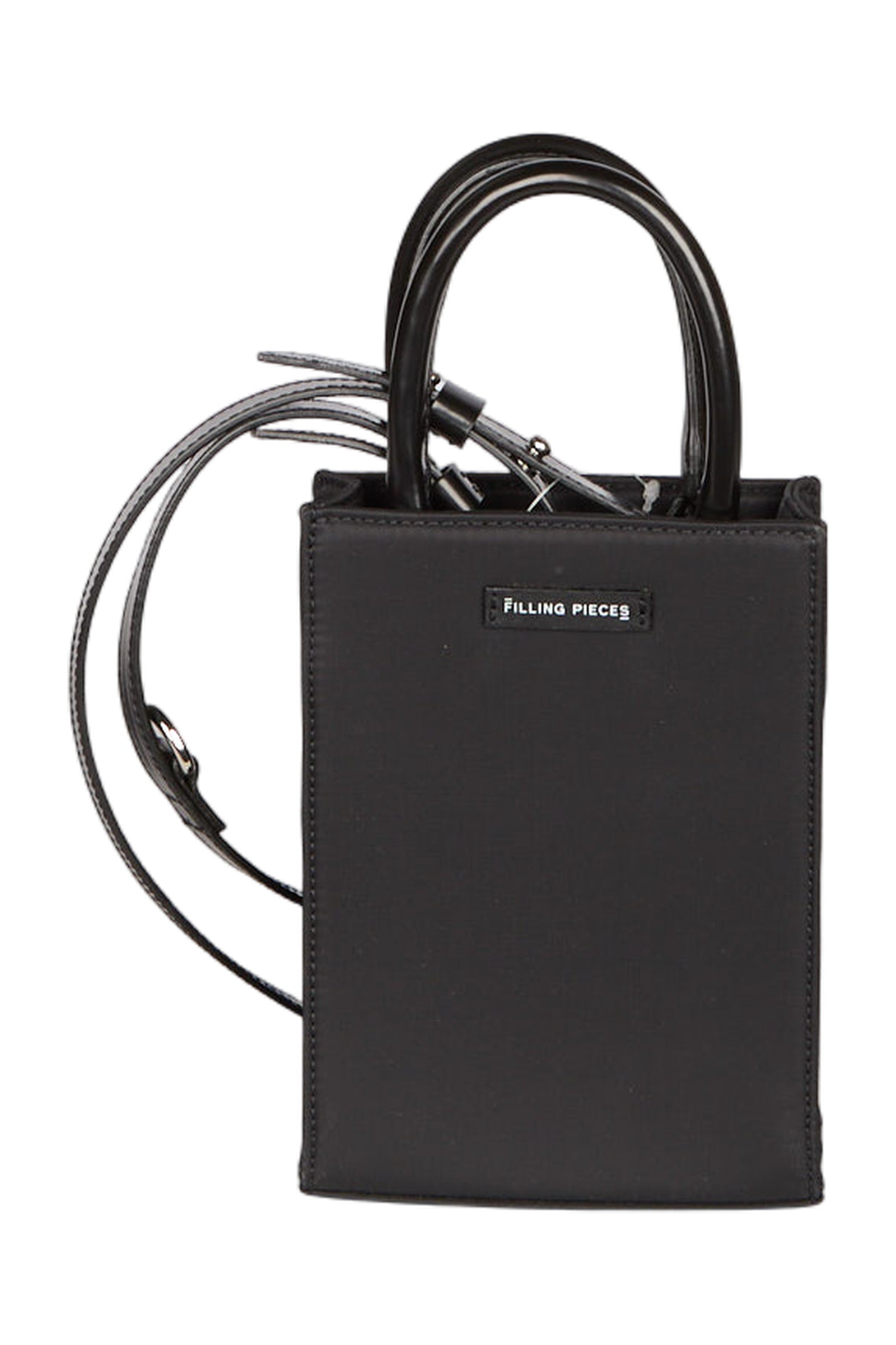 Filling Pieces Tote Bag Small Handtasche Schwarz