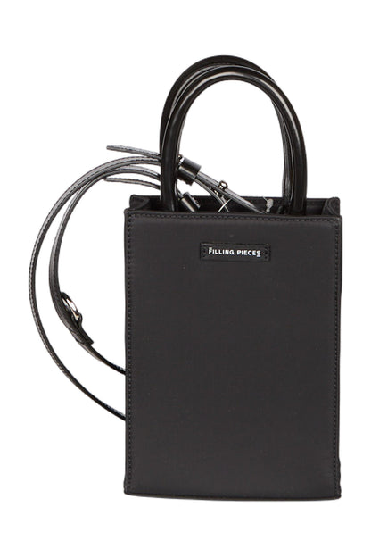Filling Pieces Tote Bag Small Handtasche Schwarz