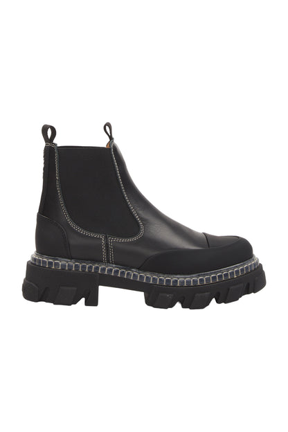 Ganni Ankle Boots Size 38 Schwarz 