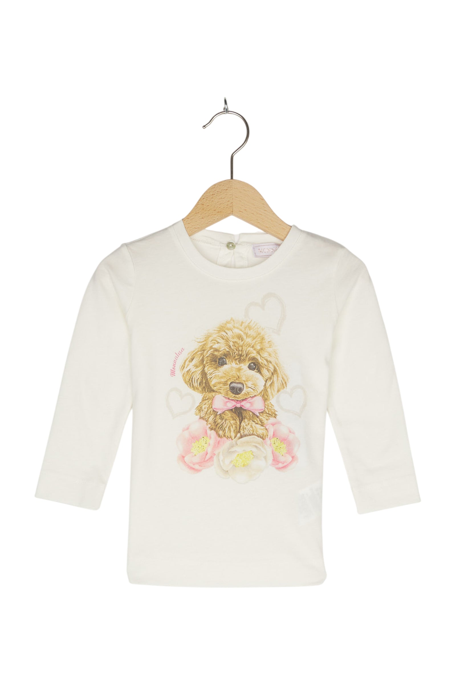 Monnalisa Langarmshirt Pullover Longsleeve Hund