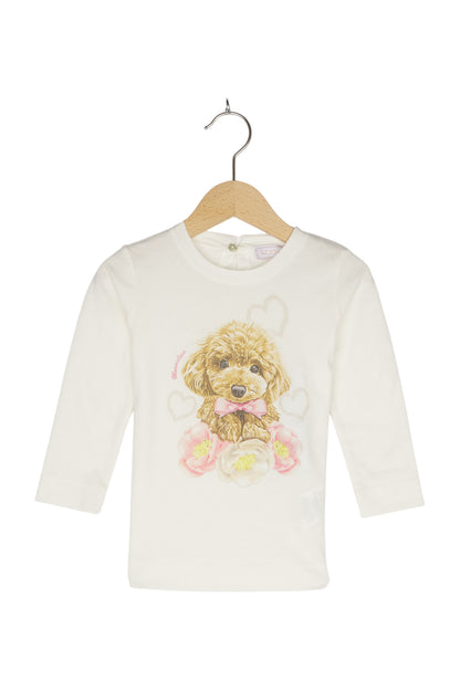 Monnalisa Langarmshirt Pullover Longsleeve Hund