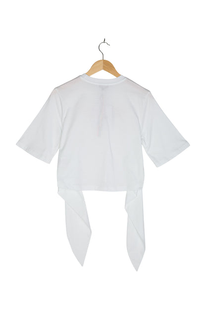 MSGM T-Shirt Top Schleife