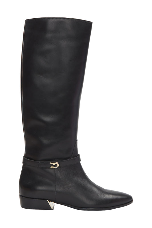 Furla Stiefel Size 36 Schwarz 