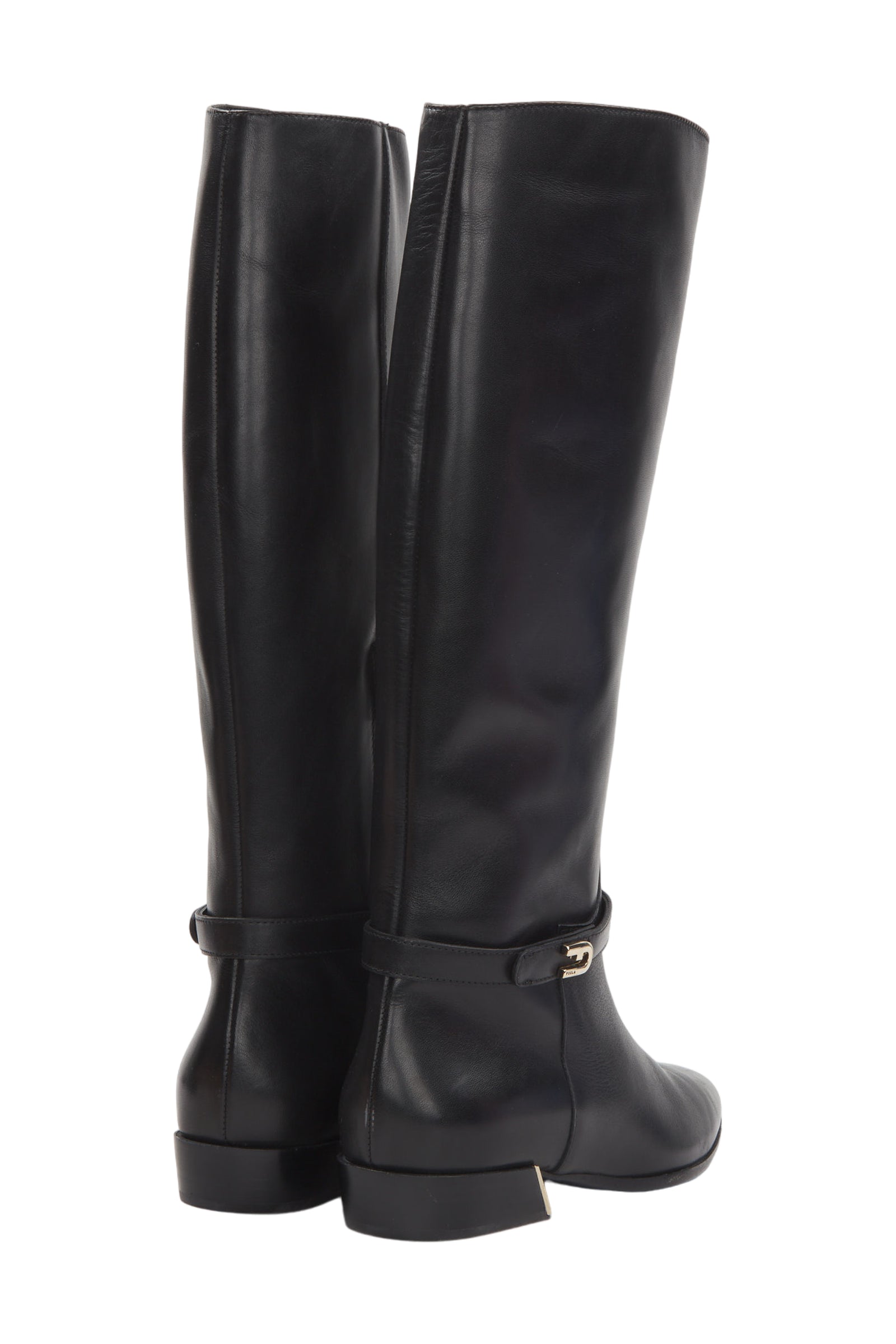 Furla Stiefel Size 36 Schwarz 