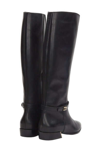 Furla Stiefel Size 36 Schwarz 