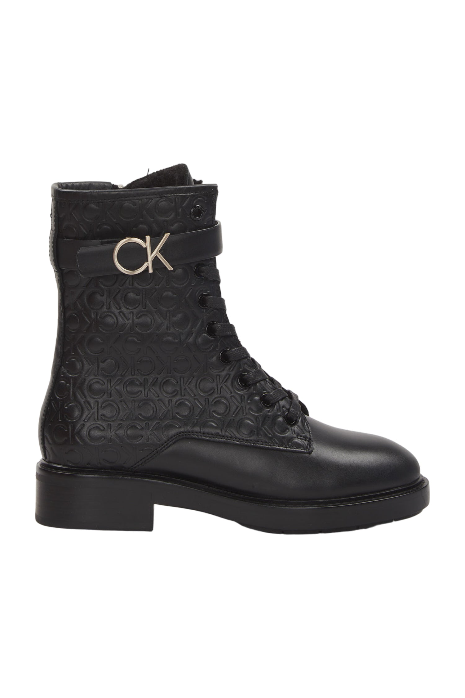 Calvin Klein Schnürstiefeletten Size 36 Schwarz 