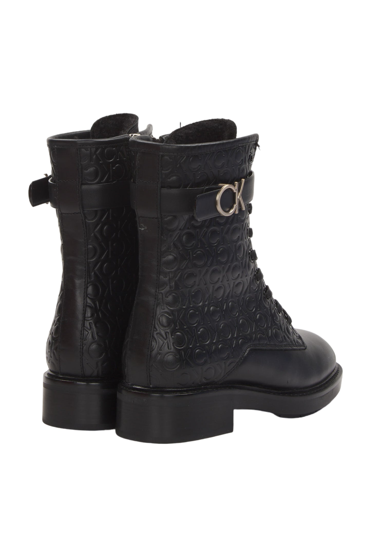 Calvin Klein Schnürstiefeletten Size 36 Schwarz 