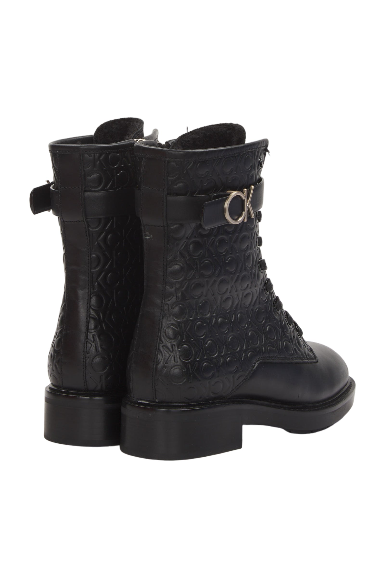 Calvin Klein Schnürstiefeletten Size 36 Schwarz 