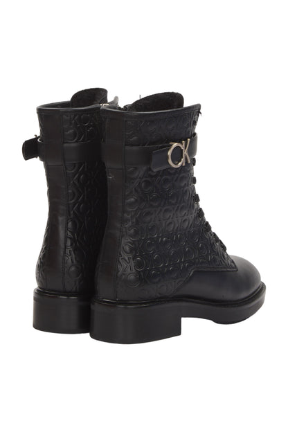 Calvin Klein Schnürstiefeletten Size 36 Schwarz 