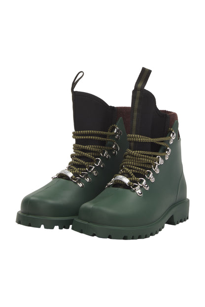 Weekend by Max Mara Hiking Boots Schnürstiefeletten Size 37 Grün 