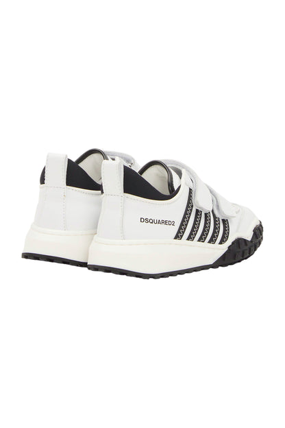 Dsquared2 Velcro-Sneaker aus Leder Mädchen Schuhe Kinder