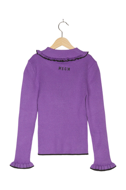 MSGM Pullover Strickpullover Rüschen