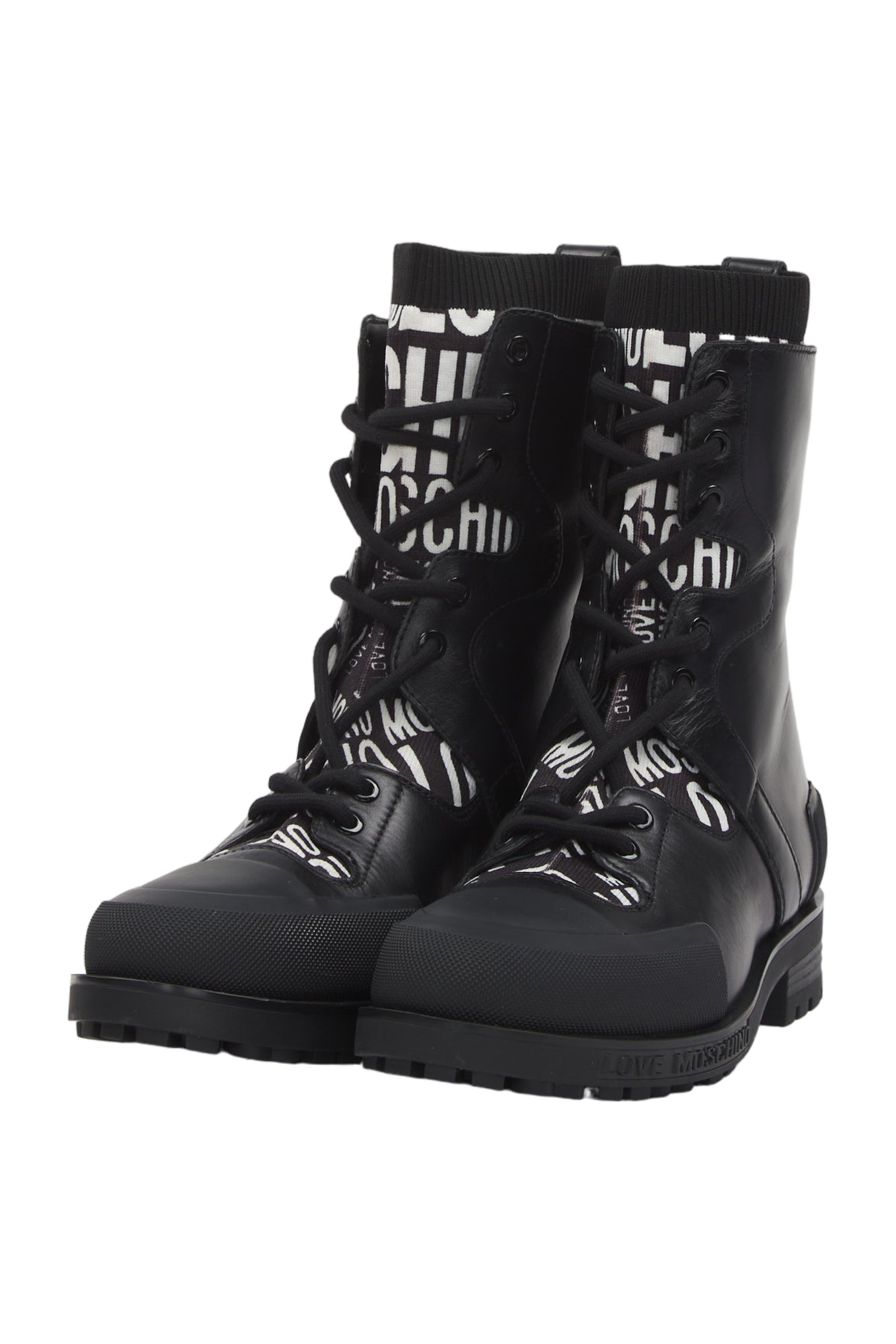 Love Moschino Schnürstiefeletten Size 38 Schwarz 