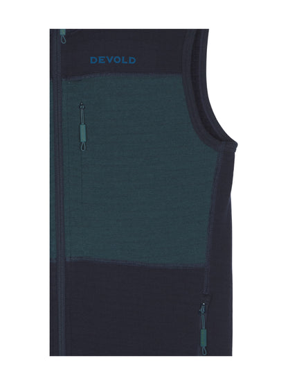 EGGA GRID MERINO VEST MAN