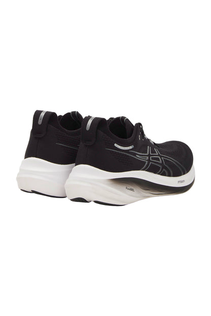 ASICS Gel Nimbus 26 Herren Laufschuhe - Schwarz/Silber