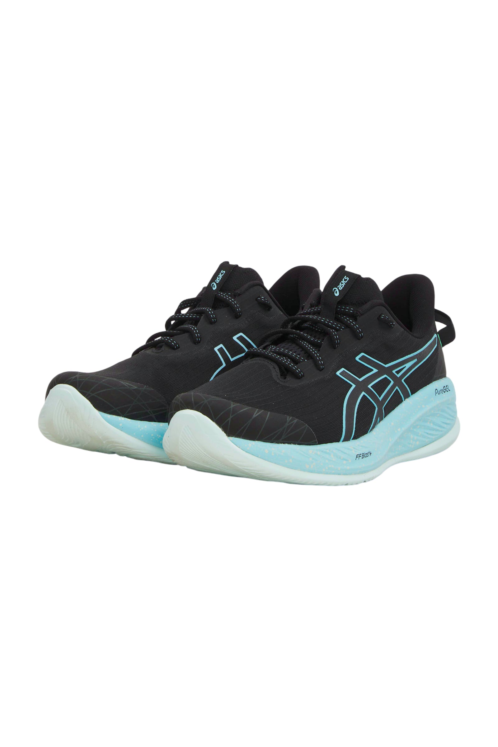 ASICS Herren GEL-KAYANO 31 LITE-SHOW Laufschuhe -Black/Digital Aqua
