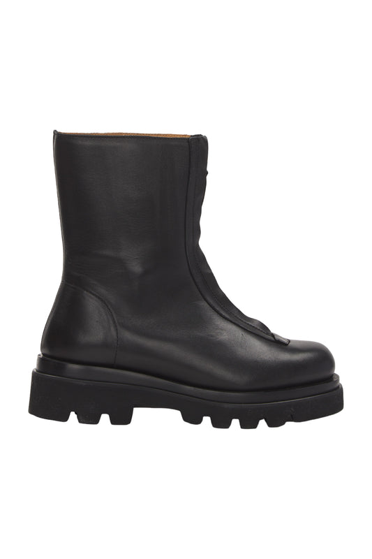 Toral Stiefel mit Reißverschluss Zipper Size 38 Schwarz 