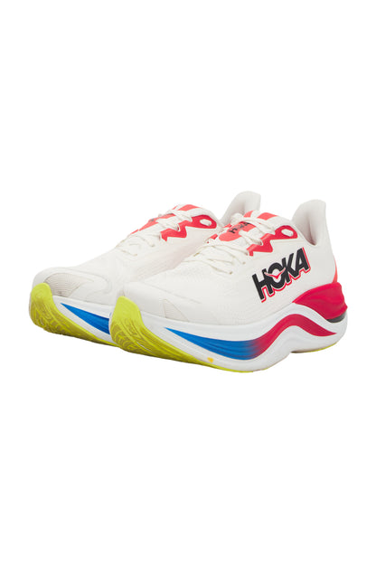 Hoka One One SKYWARD X Laufschuhe Herren - Blanc De Blanc/Virtual Blau