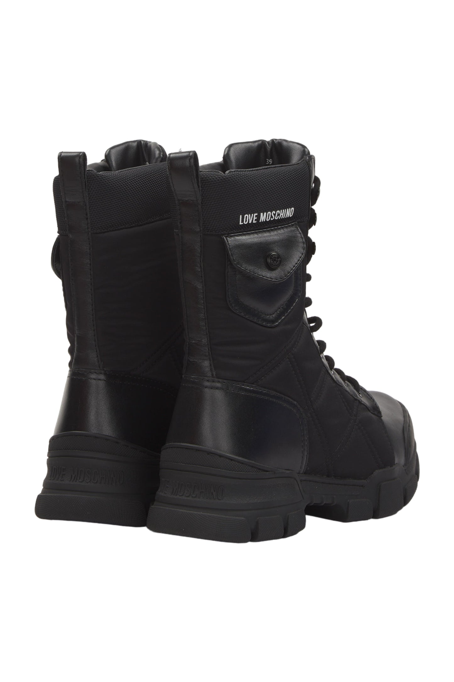 Love Moschino Schnürstiefeletten Size 39 Schwarz 