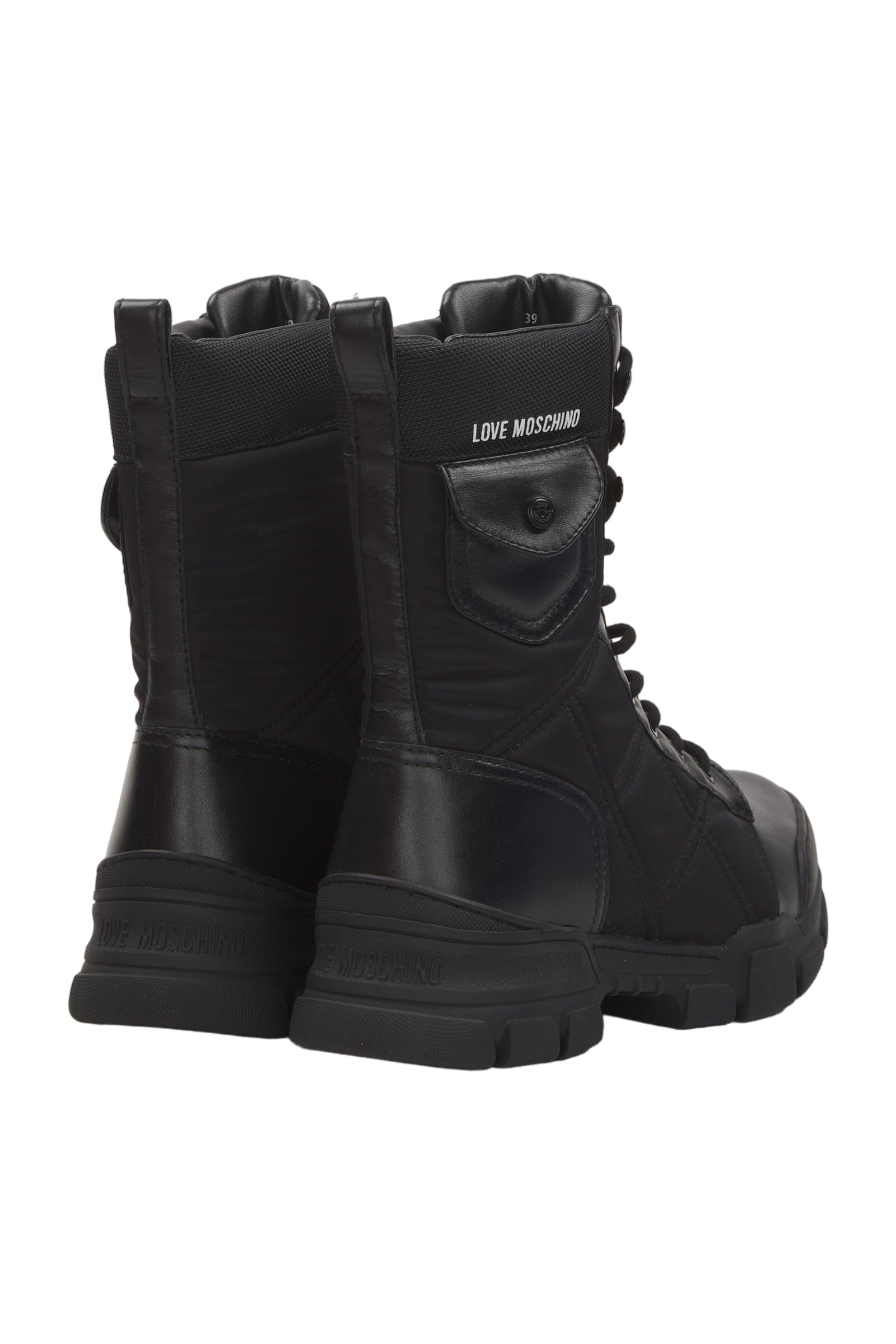 Love Moschino Schnürstiefeletten Size 39 Schwarz 