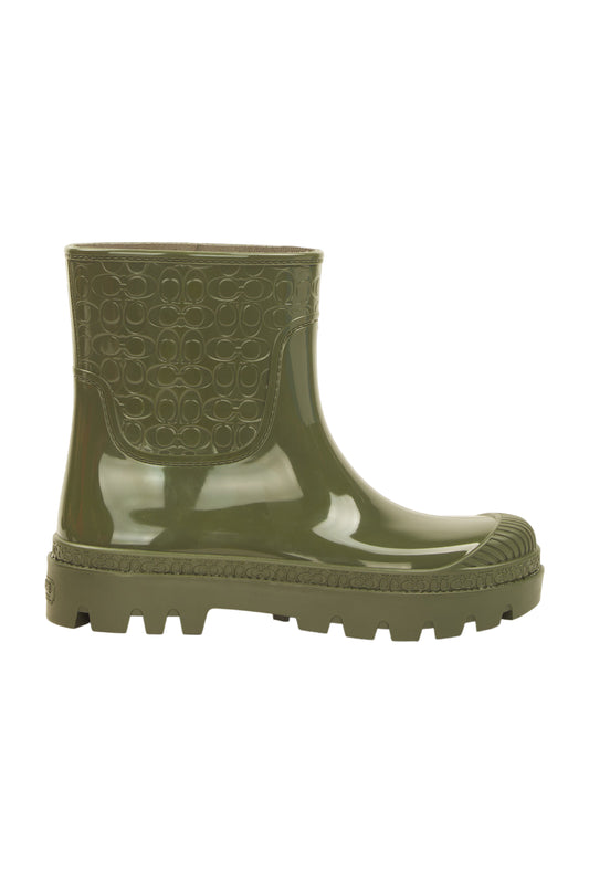 Coach  Millie Rain Bootie Gummistiefel Size 37 Grün 