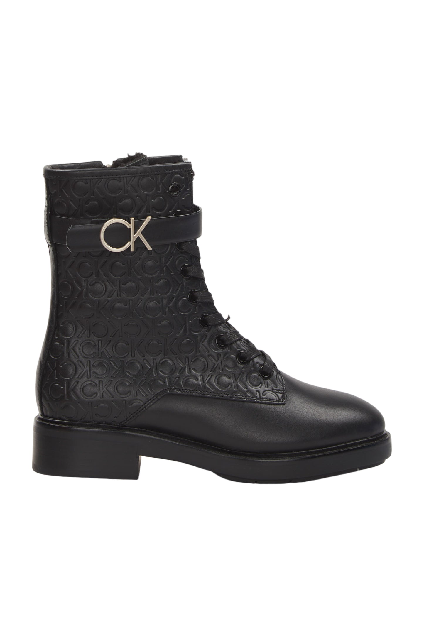 Calvin Klein Schnürstiefeletten Size 36 Schwarz 