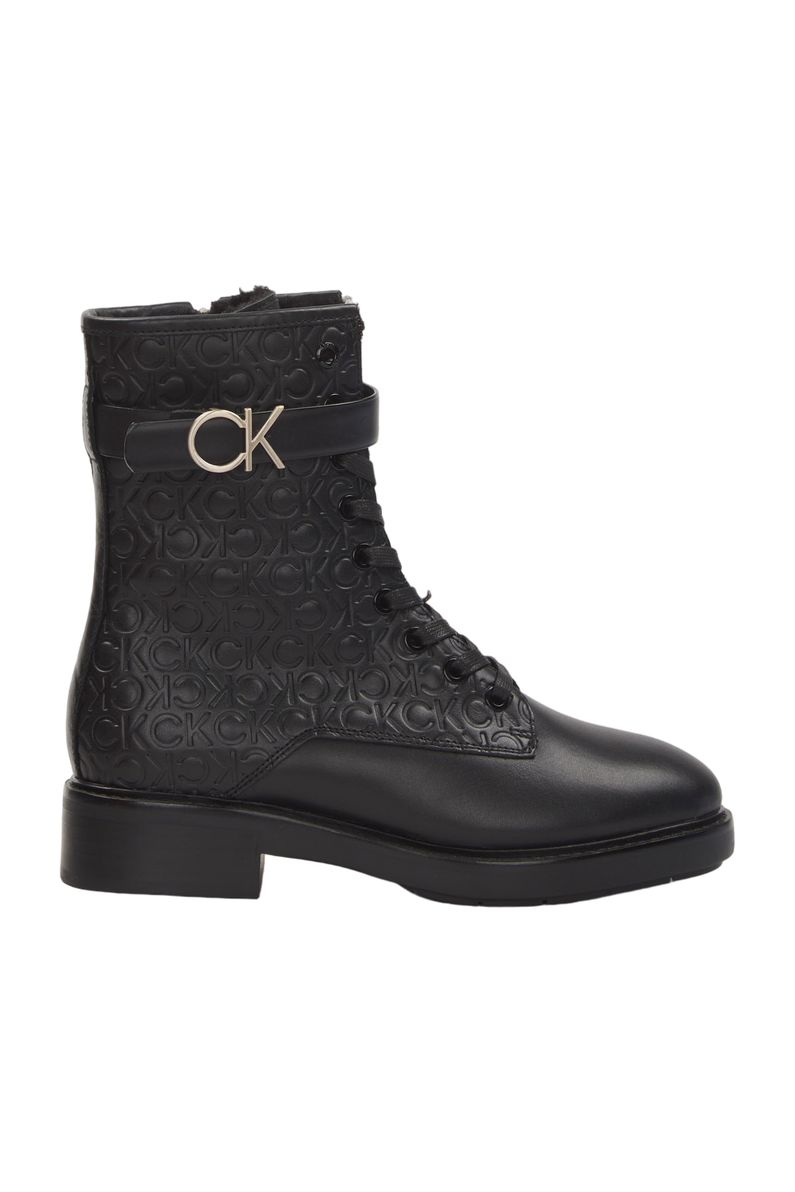 Calvin Klein Schnürstiefeletten Size 36 Schwarz 