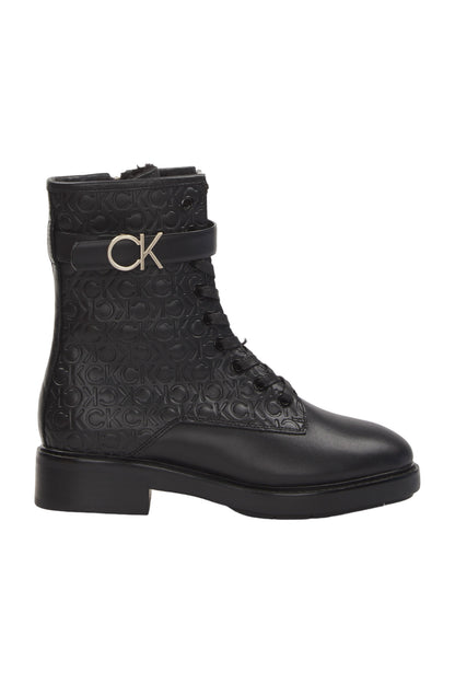 Calvin Klein Schnürstiefeletten Size 36 Schwarz 