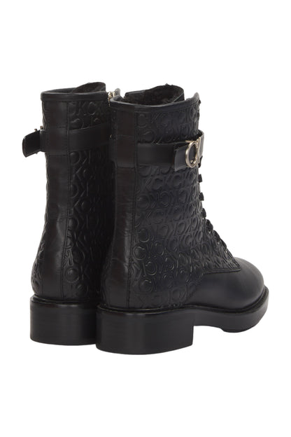 Calvin Klein Schnürstiefeletten Size 36 Schwarz 