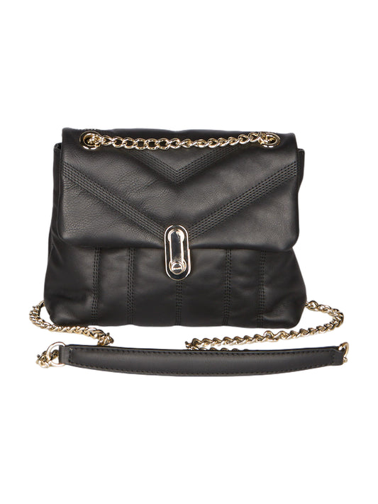 Ted Baker Ayalina Mini-Umhängetasche - Schwarz mit Goldkette