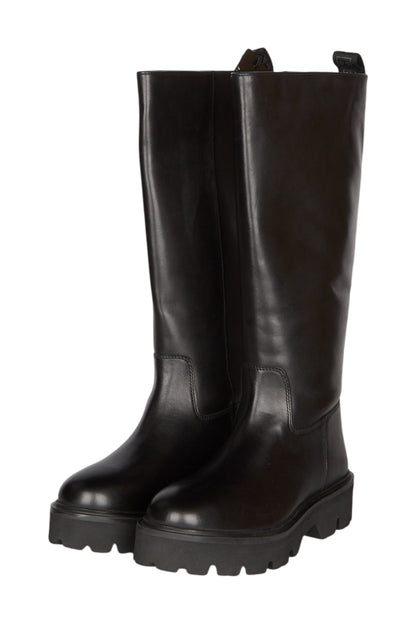 Blauer Stiefel Size 37 Schwarz