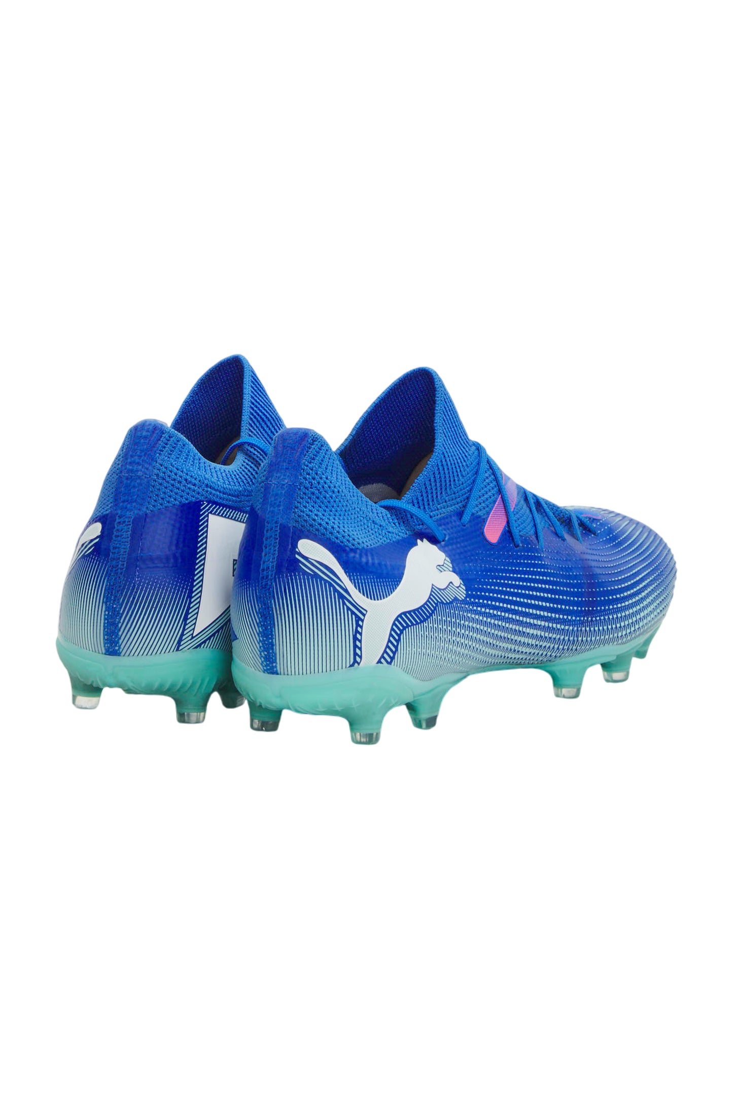 PUMA Future 7 Match FG/AG Herren Fußballschuhe - Bluemazing/Weiß/Electric Peppermint