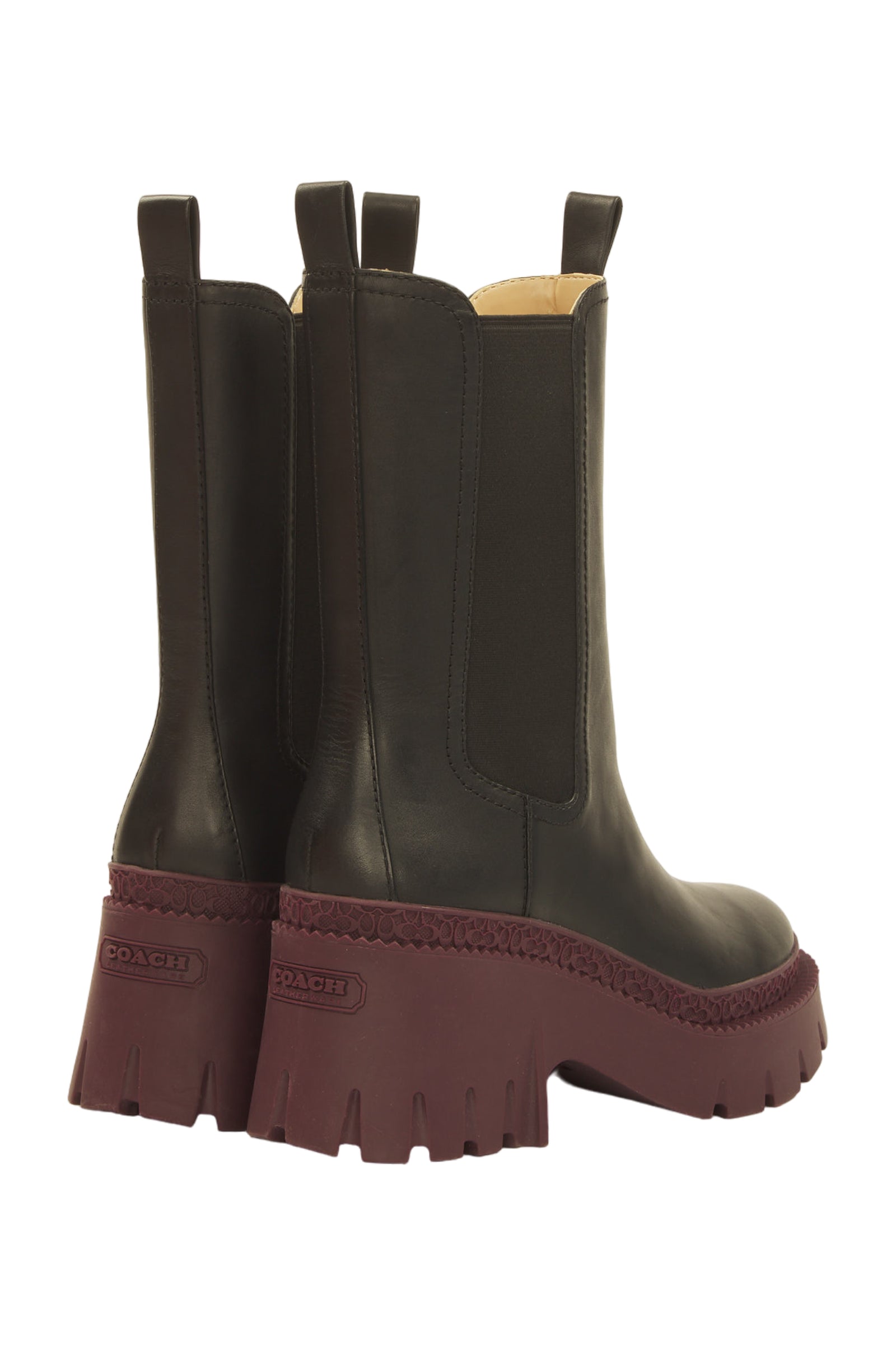Coach Boots Size 38 Schwarz 